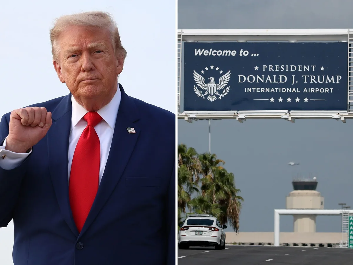 Renaming Florida's Palm Beach airport after Donald Trump cost an estimated $5.5 million. Take a look at the changes.
