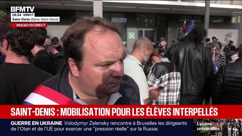 Des élèves interpellés dans le lycée Paul-Eluard: "Nos enfants n'ont pas à avoir affaire à la police", dénonce Fabien Gay, sénateur PCF de la Seine-Saint-Denis