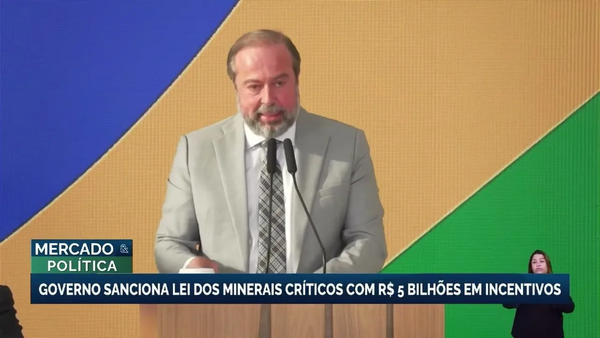 Governo sanciona lei dos minerais críticos com R$ 5 bilhões em incentivos