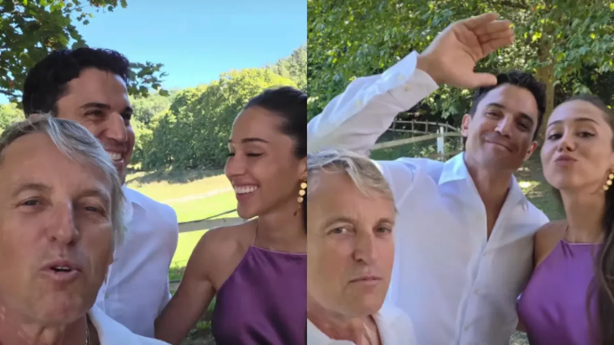 Jesús Calleja, Álex González y su novia, Carla Vigós, presumen de farmear aura: "Lo llevamos haciendo toda la vida"