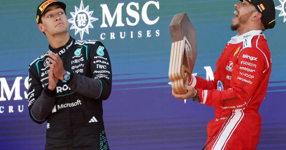 F1: Ex-piloto compara crises de confiança de Hamilton e Russell