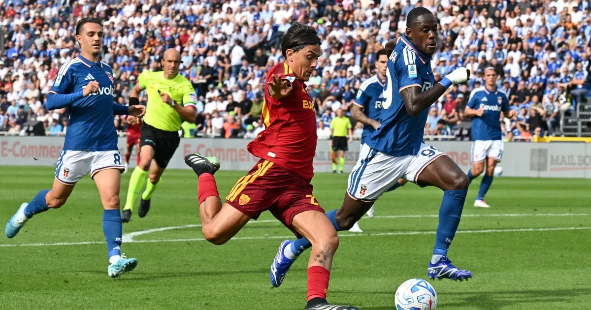 Con Dybala y Molina de titulares, la Roma iguala 0-0 con el Como de Nico Paz y Perrone