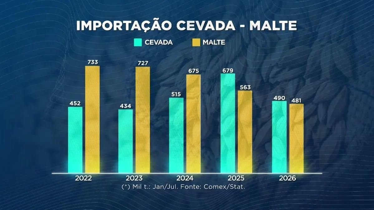 Demanda por cevada cresce com impulso do mercado cervejeiro
