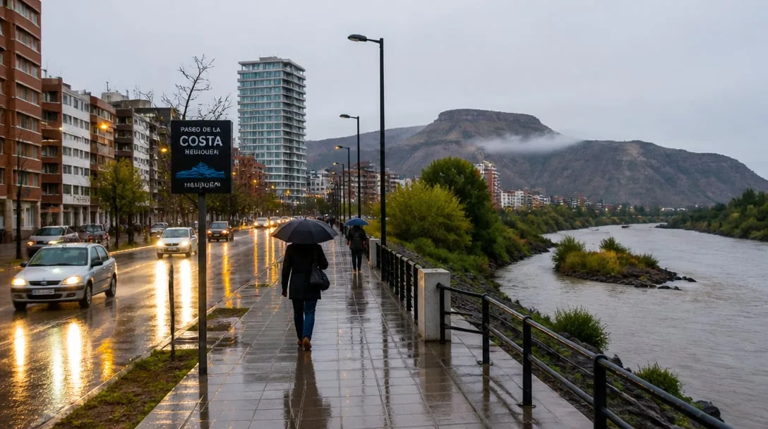 Clima en Neuquén hoy domingo 18 de octubre: lluvia ligera y cielo parcialmente nublado