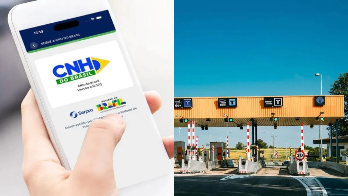 Free flow: motoristas poderão consultar cobrança eletrônica de pedágio pelo aplicativo CNH do Brasil