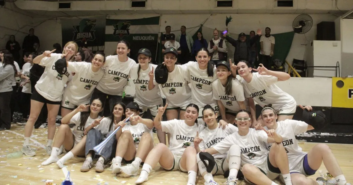 ¡Campeonas!: Biguá barrió la final ante Pacífico y se quedó con la Liga Regional de básquet