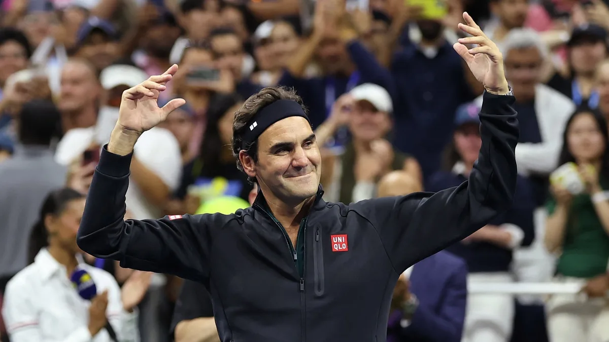 Roger Federer volvió al US Open, venció a Roddick en una exhibición y fue contundente sobre su futuro en el circuito