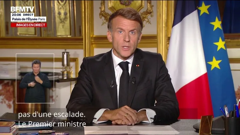 "À l'égard des casseurs, nous serons intraitables", déclare Emmanuel Macron