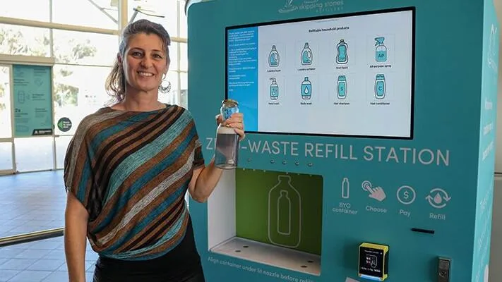 Community encouraged to live more sustainably with the installation of City’s first zero-waste refill station