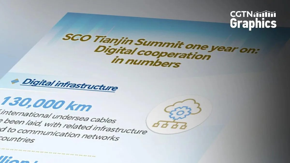 SCO Tianjin Summit one year on: Digital cooperation in numbers
