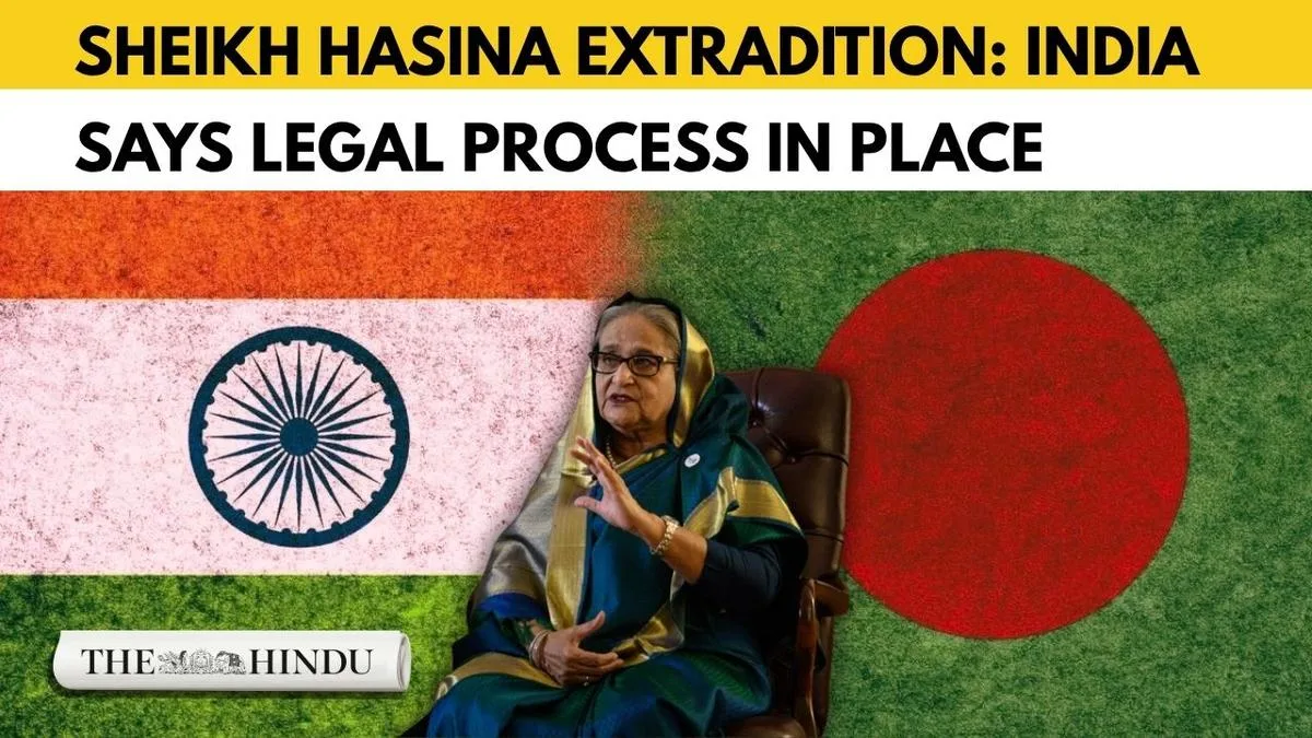 Watch: Sheikh Hasina’s extradition possible via ‘well-structured’ process says India to Bangladesh