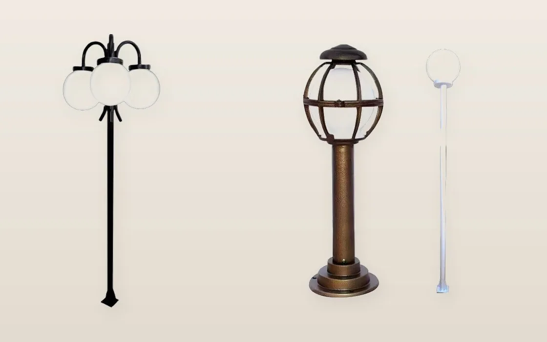 Iluminar caminho longo sem transformar o quintal em vitrine