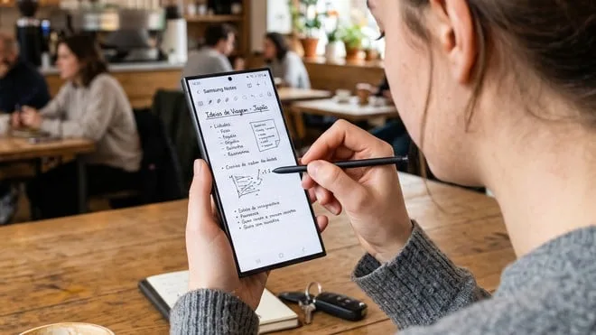 Textos do Samsung Notes ganham marca d'água do Galaxy AI