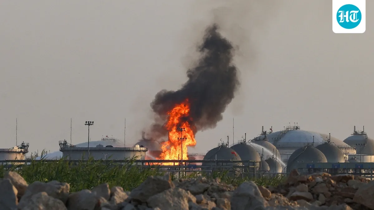 Smoke seen at Riyadh airport; flights cancelled, kindergarten, hospital damaged as tensions escalate