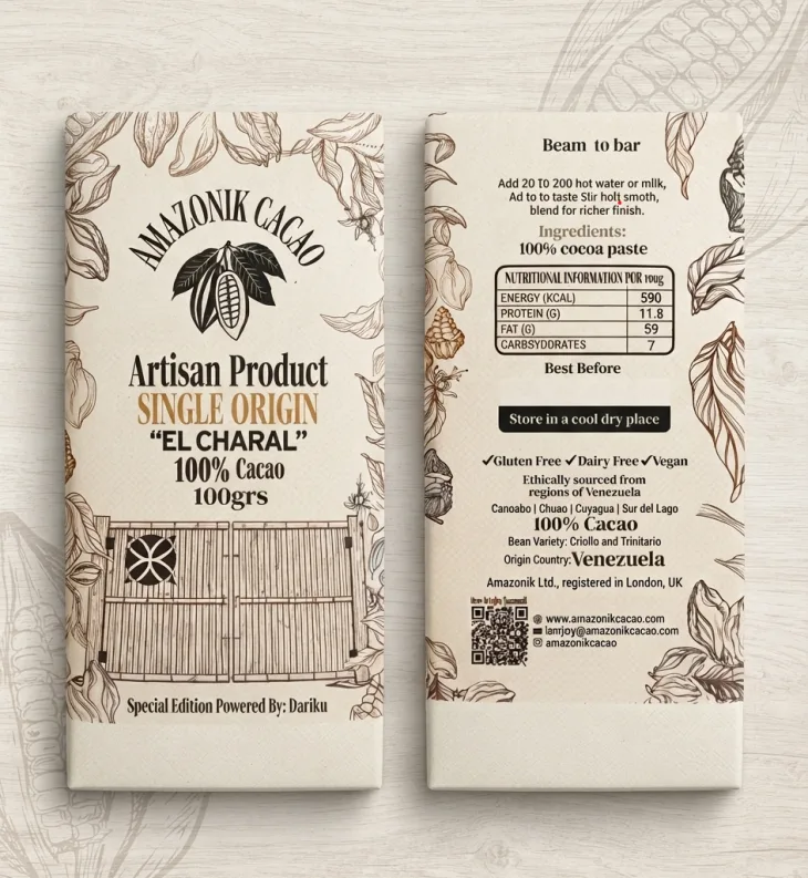 Cacao El Charal llega a Londres con la marca Amazonik Cacao