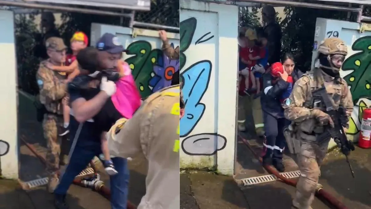Estudantes feitos reféns em Curitiba comemoravam Dia das Crianças