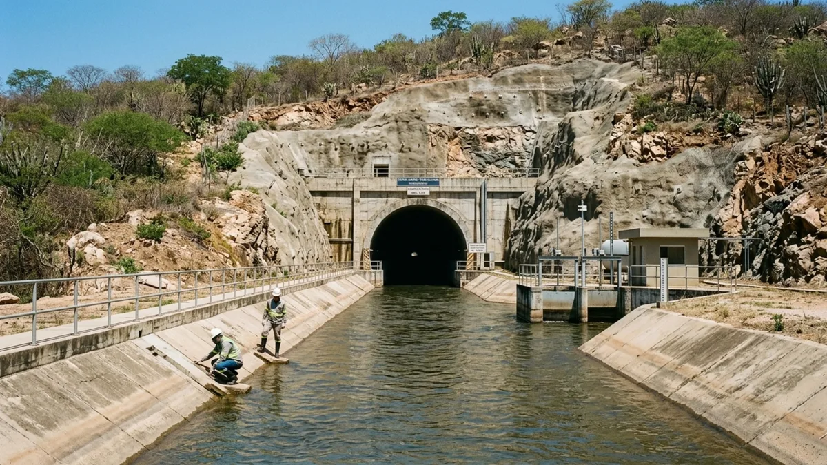 Rio artificial de 145 km atravessa o Sertão do Ceará para levar água a uma das regiões mais secas do Brasil