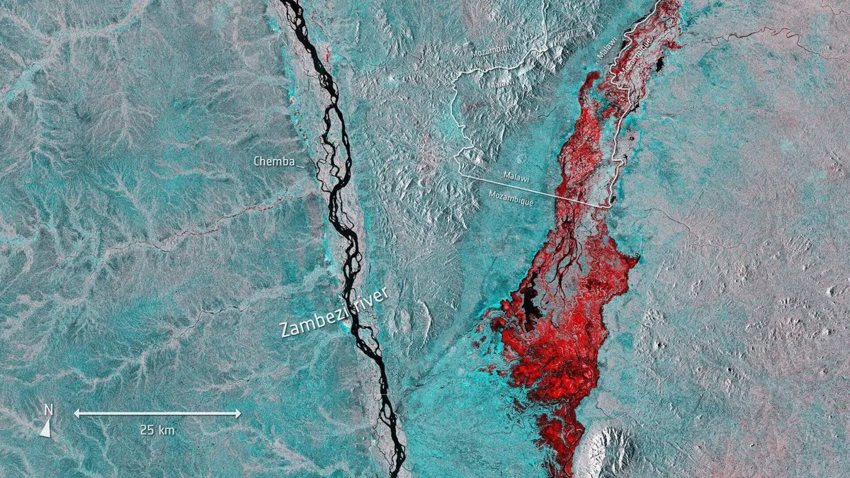 África quiere predecir las catástrofes desde el espacio: el reto es que la alerta llegue antes que el agua