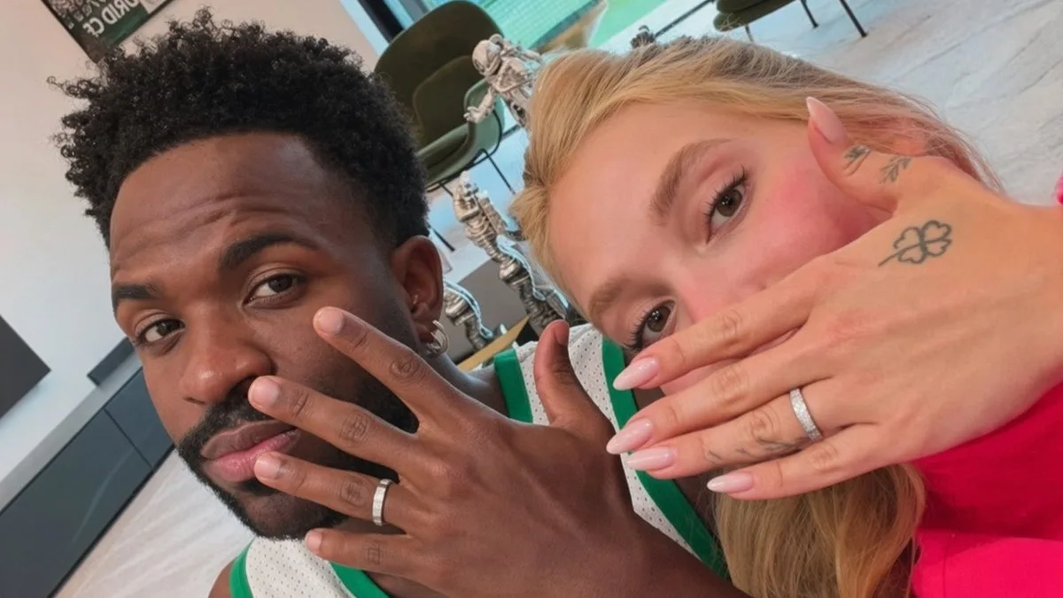 Vini Jr. exibe aliança de namoro com Virginia em meio à polêmica e risco envolvendo ‘pacto’ no Real Madrid