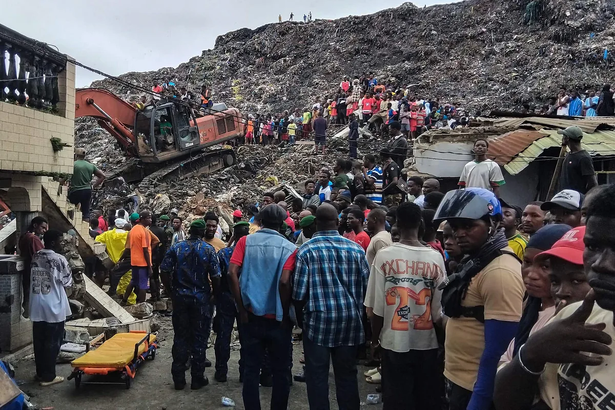 Al menos 30 muertos y 22 heridos tras un deslizamiento en un vertedero de Guinea-Conakri