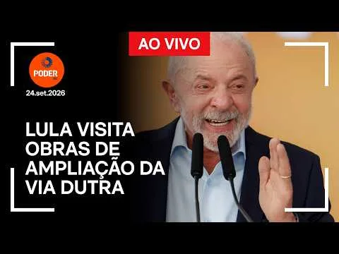 Ao vivo: Lula visita obras de ampliação da Via Dutra, no Rio
