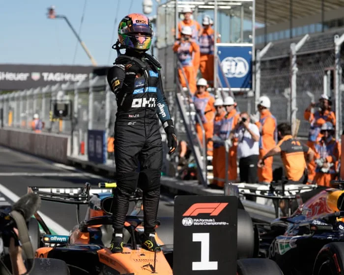 Lando Norris shocks himself with F1 Spanish GP pole
