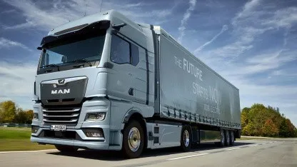 Laden in 30 Minuten: LKW MAN eTGX fährt 720 Kilometer ohne Diesel