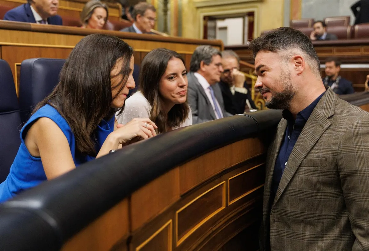 Rufián adelanta por la izquierda al Frente Amplio, que ya es menos que Sumar, y Podemos se cobra la venganza de 2023