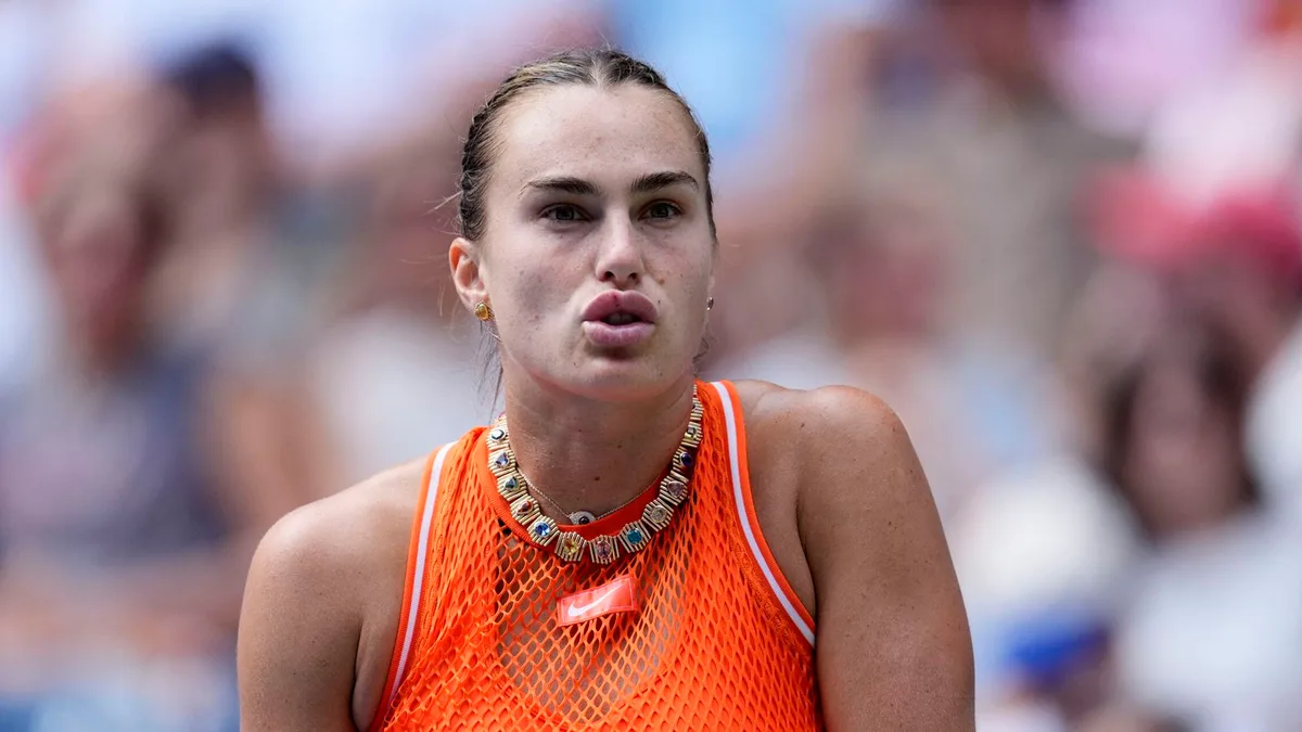 Sabalenka para su partido en el US Open por "un olor muy fuerte a marihuana"