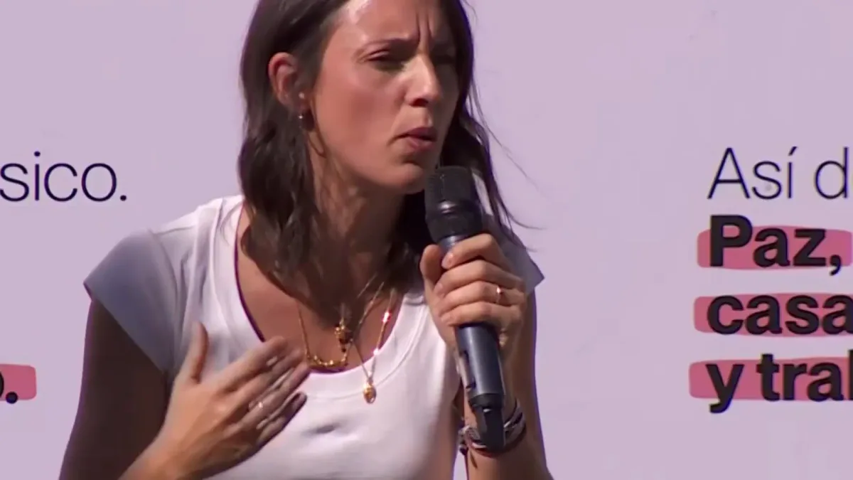 Irene Montero arremete contra el PSOE y pide llenar el Congreso de "Robin Hood" que cojan el dinero de ricos para la "gente trabajadora"