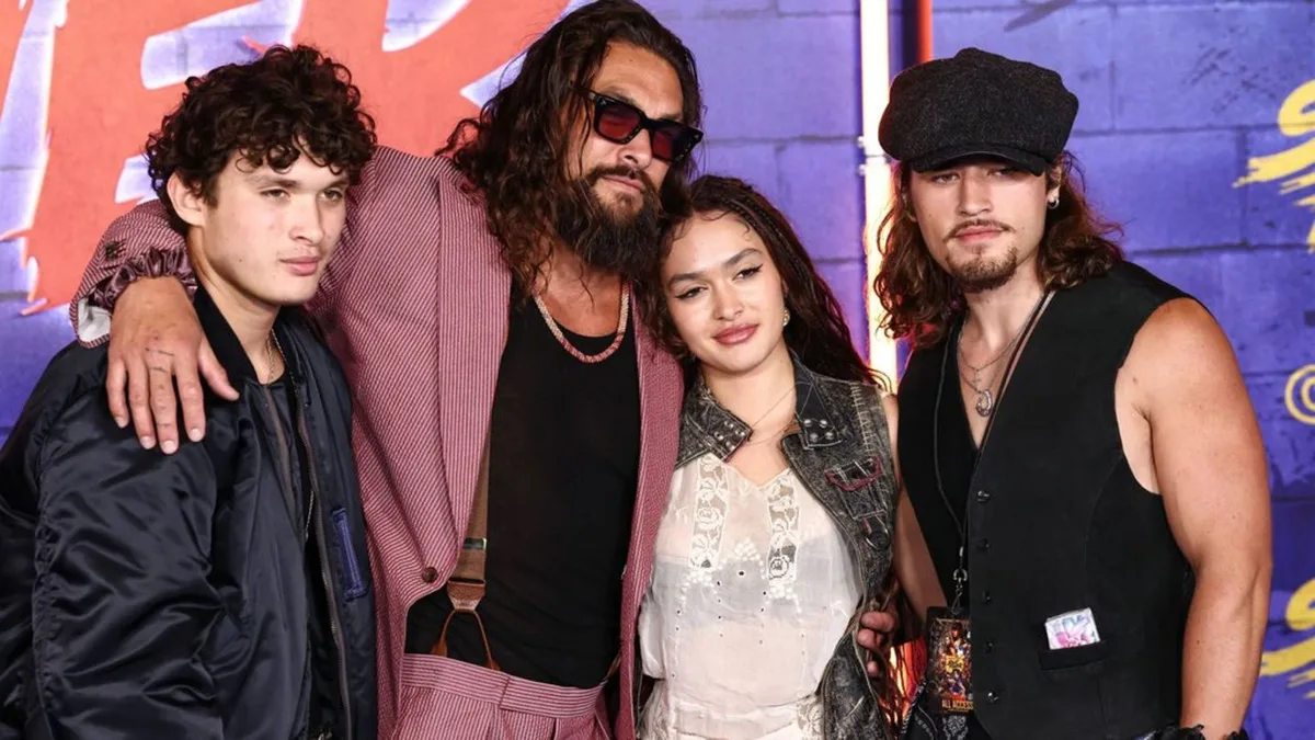 Jason Momoa: Er bringt seine Kinder zur Filmpremiere mit