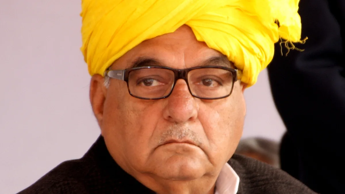 Former Haryana CM Bhupinder Singh Hooda admitted to AIIMS with chest infection