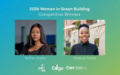 Tshepiso Kobile and Refiner Anene win 2026 Women in Green Building Competition
