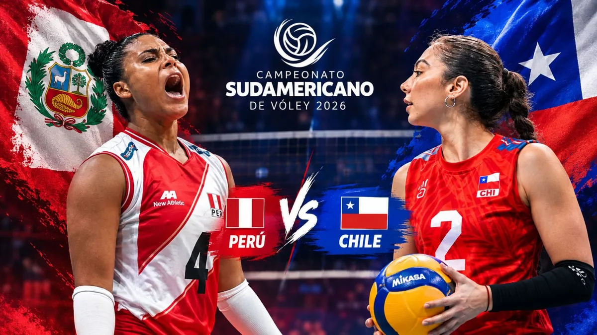 ¿Dónde ver Perú vs Chile HOY?: Canal TV del partido por el Campeonato Sudamericano de Vóley 2026