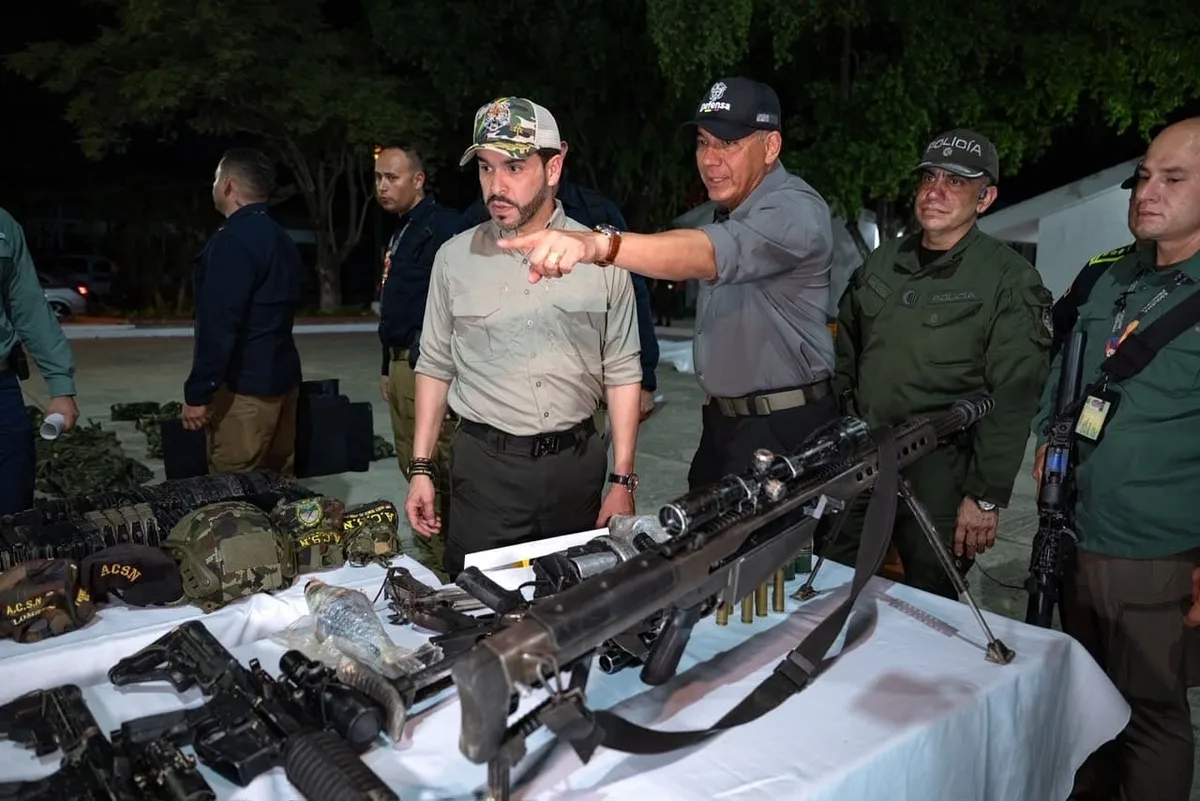 Este es el poderoso fusil que encontraron en medio del operativo en el que se dio de baja a alias Cholo, segundo al mando de Los Pachenca: podría derribar helicópteros