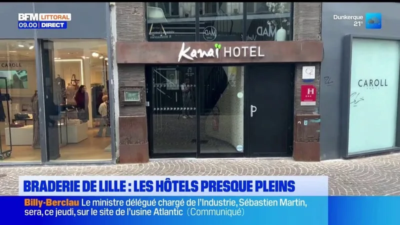 Les hôtels font le plein pour la braderie de Lille