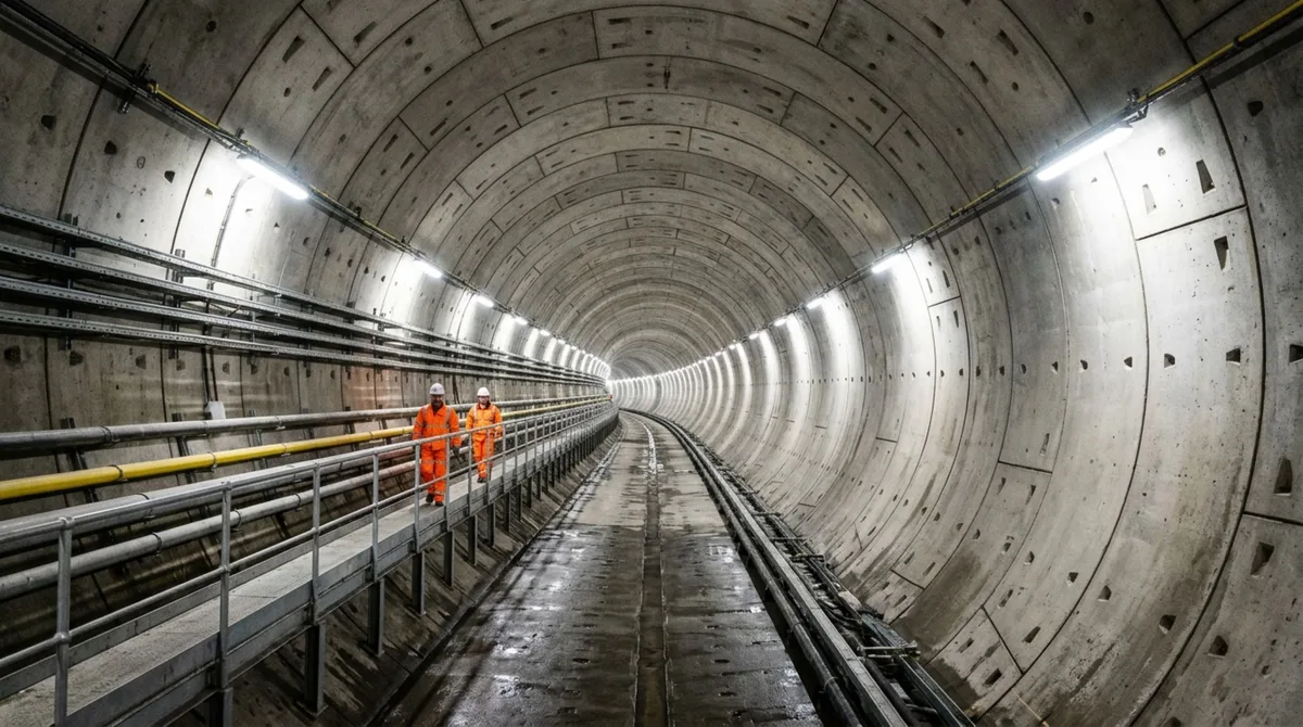 O supertúnel de 7,2 metros escavado sob Londres que consegue armazenar mais de 1,5 bilhão de litros durante tempestades