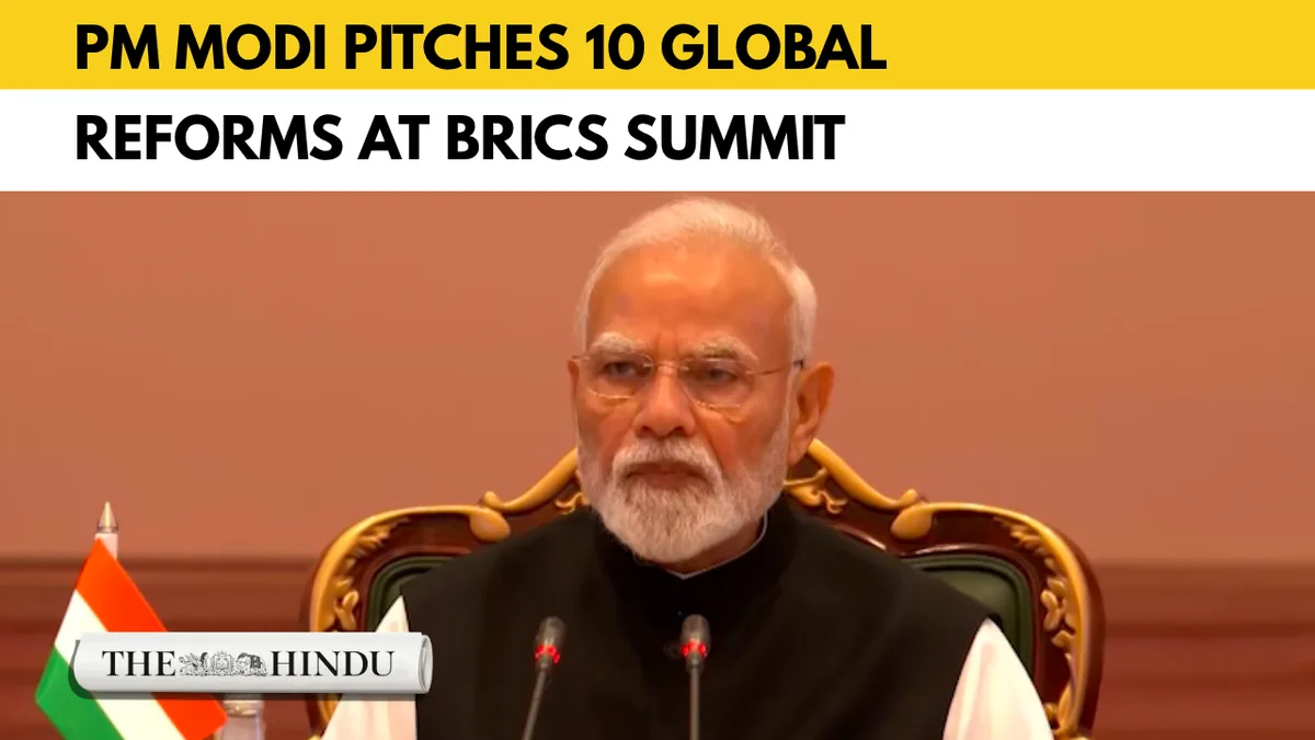 Watch: PM Modi pitches BRICS Reform Roadmap at New Delhi summit