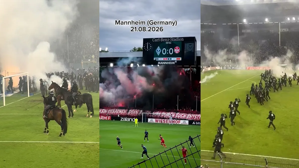 Des violences font une centaine de blessés pendant un match de Coupe d’Allemagne de football