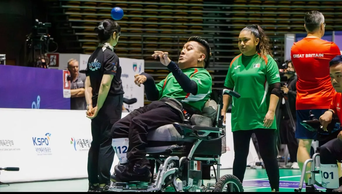 Eduardo Sánchez hace historia en Mundial de Boccia al obtener la medalla de plata