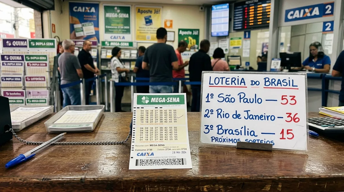 Quais cidades brasileiras mais ganham prêmios na Mega-Sena?