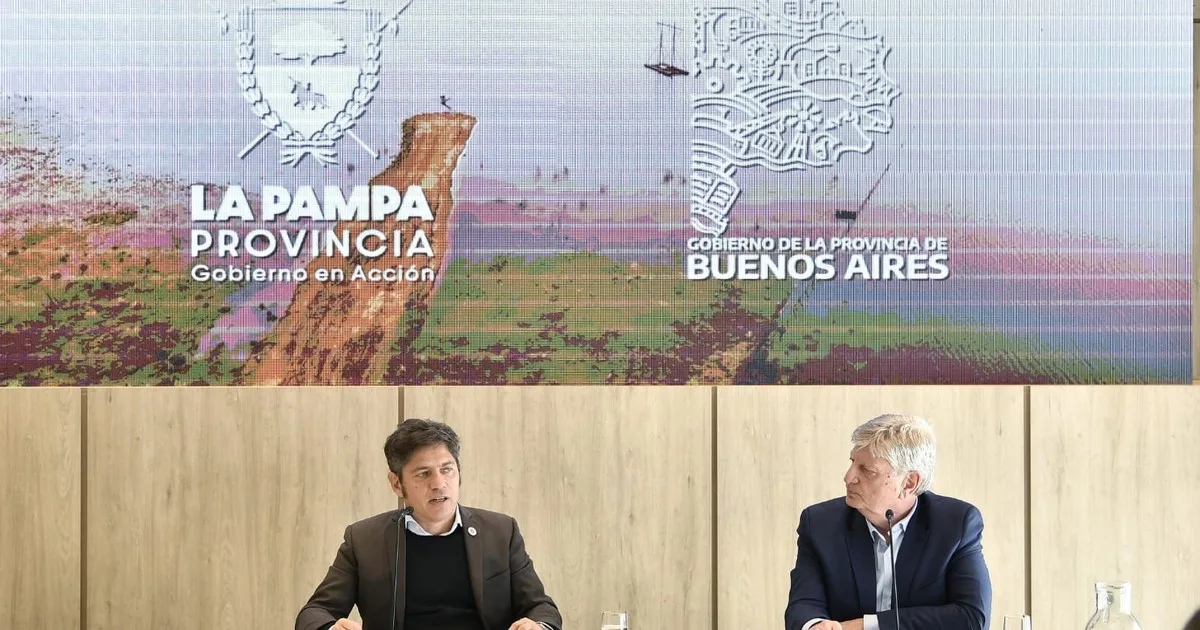 Kicillof fue a La Pampa y con Ziliotto reclamó a Milei que libere fondos para enfrentar el fenómeno de El Niño