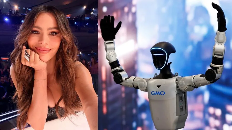 Sofía Vergara quiso darlea empanadas a robots humanoides que se roban las miradas en ‘America’s Got Talent’: así le fue