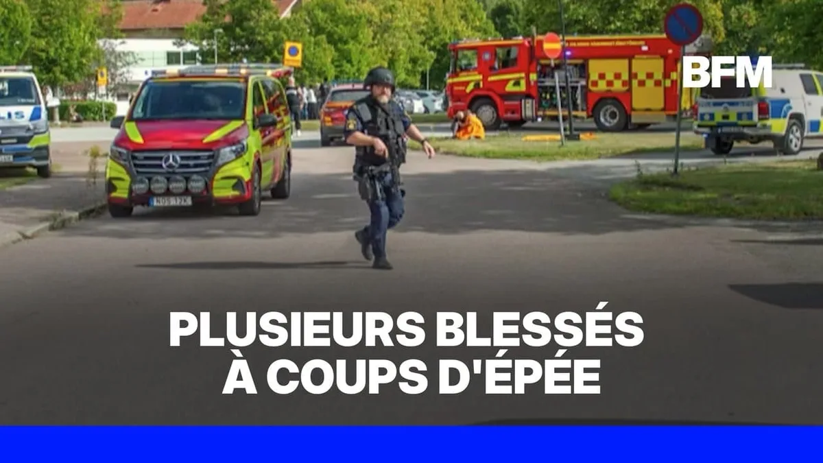 Suède: plusieurs personnes blessées à coups d'épée dans un lycée