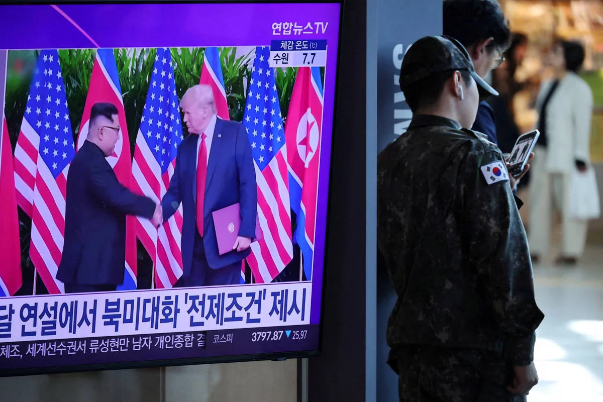Trump reduz exercício militar com Seul e diz que Coreia do Norte tem sido 'inofensiva e respeitosa'