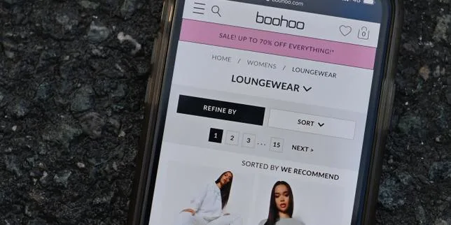 Le site de vente de vêtements Boohoo condamné à une amende de 2,33 millions d’euros