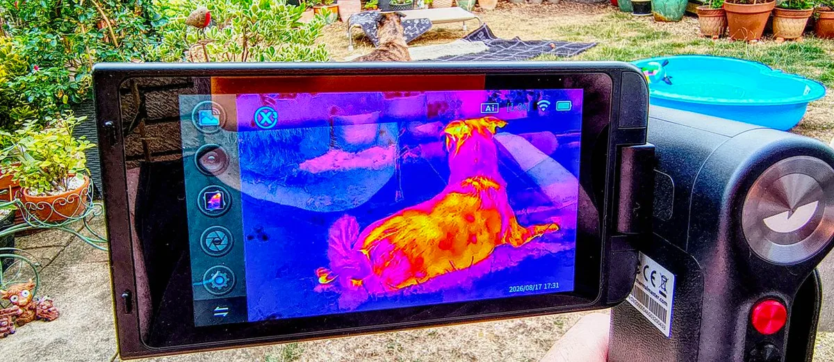 Thermal Master DV2 review: This thermal camera could be the perfect accessory for those observing nature at range, but only if the software improves