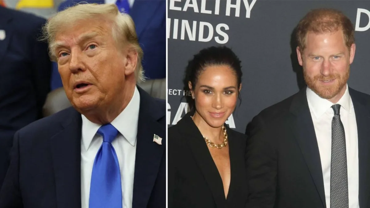Donald Trump über Harry und Meghan: Das sagt er zu ihrem USA-Abschied