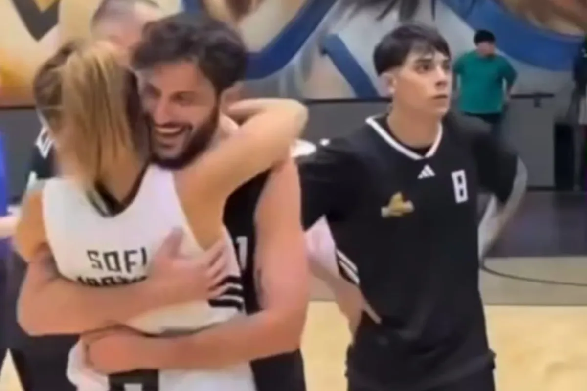 El inesperado reencuentro de Sofi Martínez y Diego Leuco: risas, complicidad y un abrazo