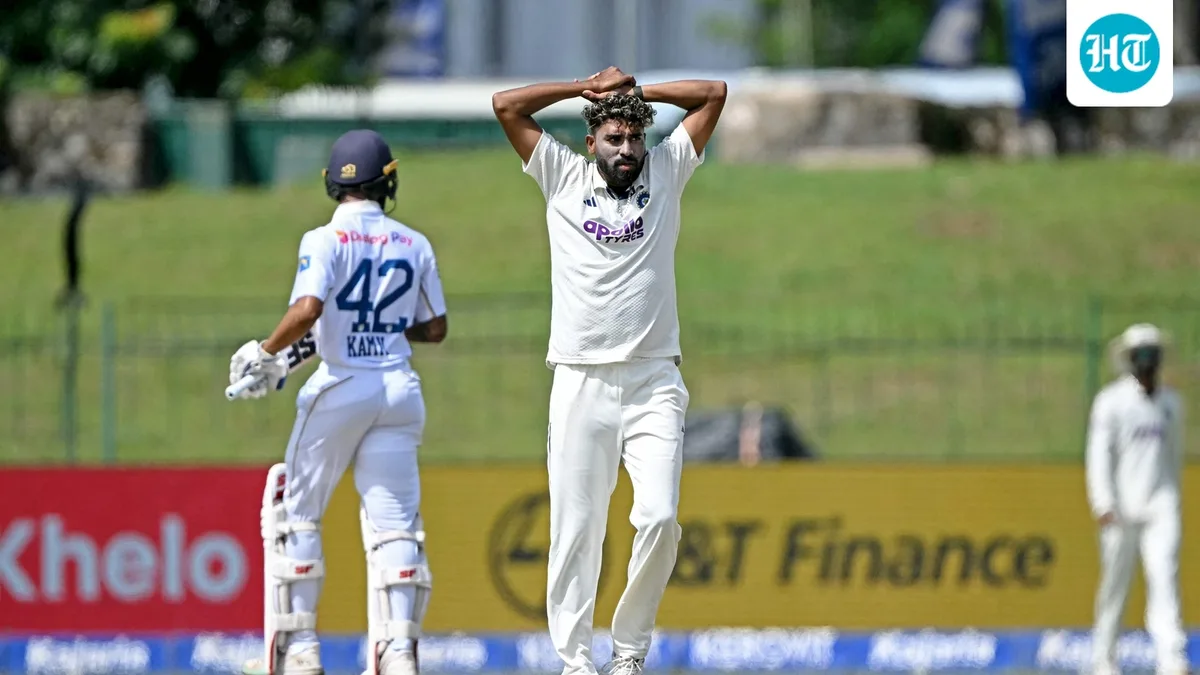 Mohammed Siraj takes a cue from Jaiswal, sledges Kamil Mishara before umpire steps in; batter gets out next over